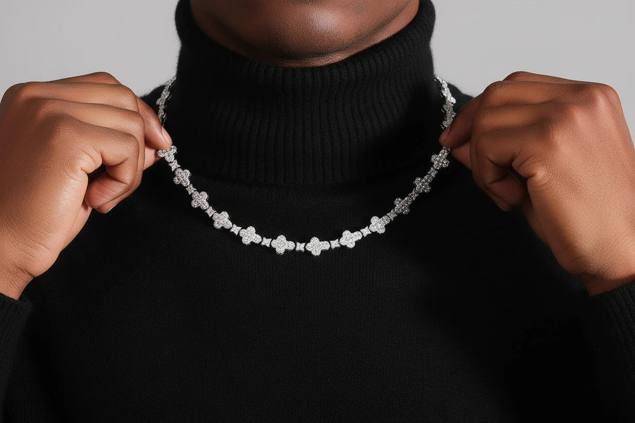 Cross Link Chain Necklace