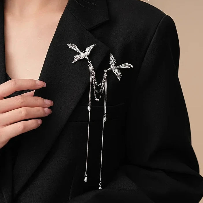 Fire Phoenix Brooch Pin