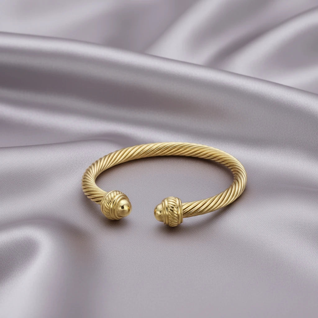 Stainless Steel Cable Wire Adjustable Bracelet