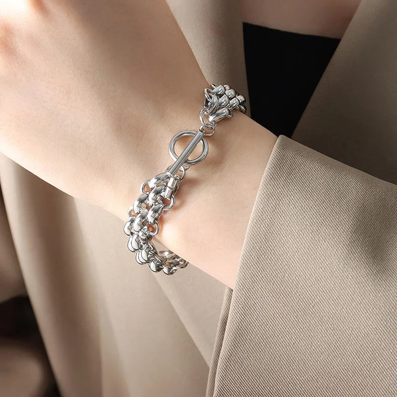 Buckle Stainless Steel Bracelet