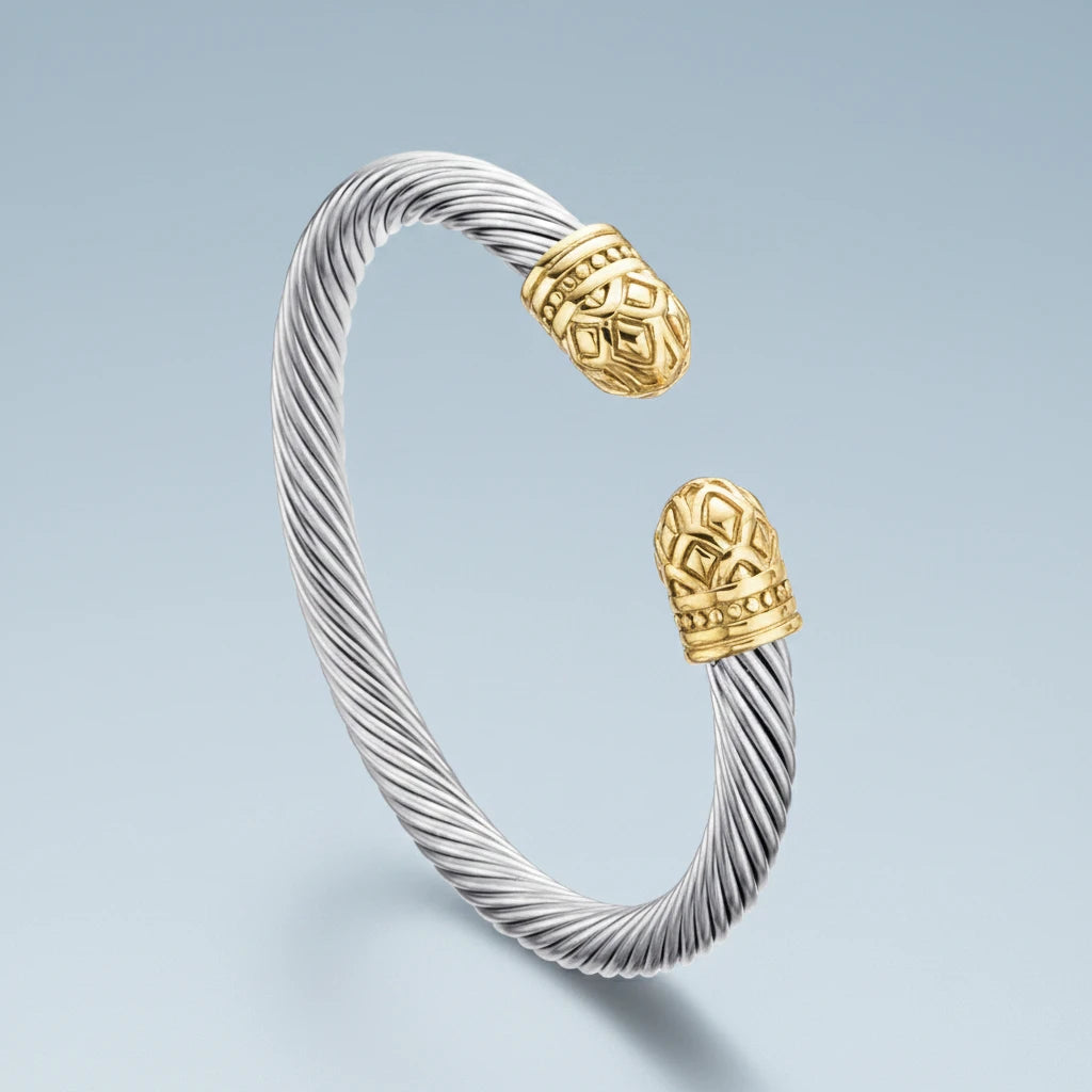Stainless Steel Cable Wire Adjustable Bracelet