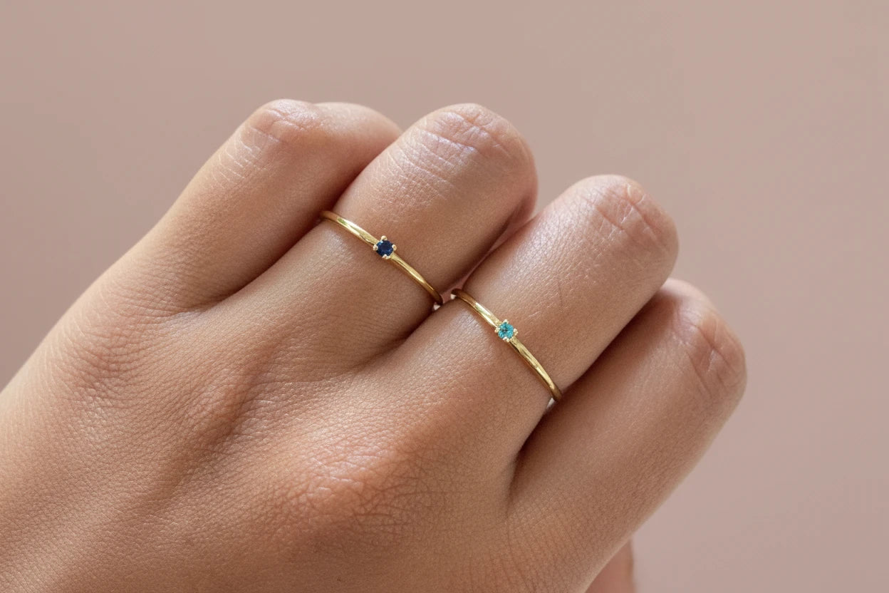 Thin Dainty Stack Rings