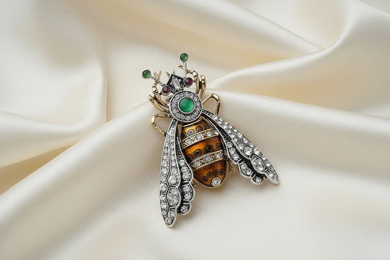 Baroque Queen Bee Brooch
