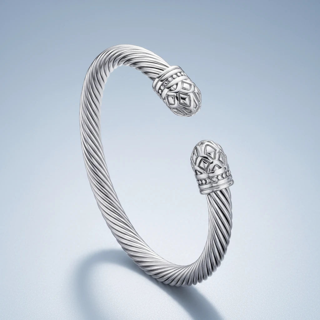 Stainless Steel Cable Wire Adjustable Bracelet