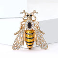 Rhinestone Bumblebee Brooch