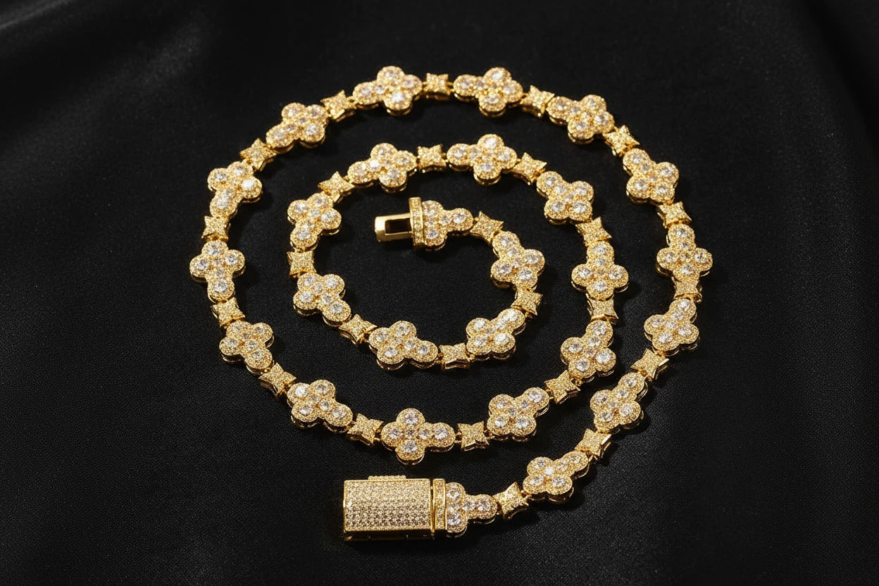 Cross Link Chain Necklace