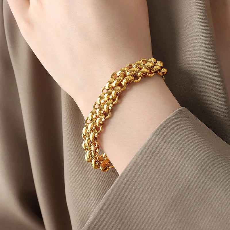 Buckle Stainless Steel Bracelet