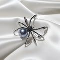 Pearl Spider Brooch