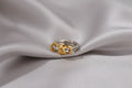 Two Tone Spiral Rope Ring