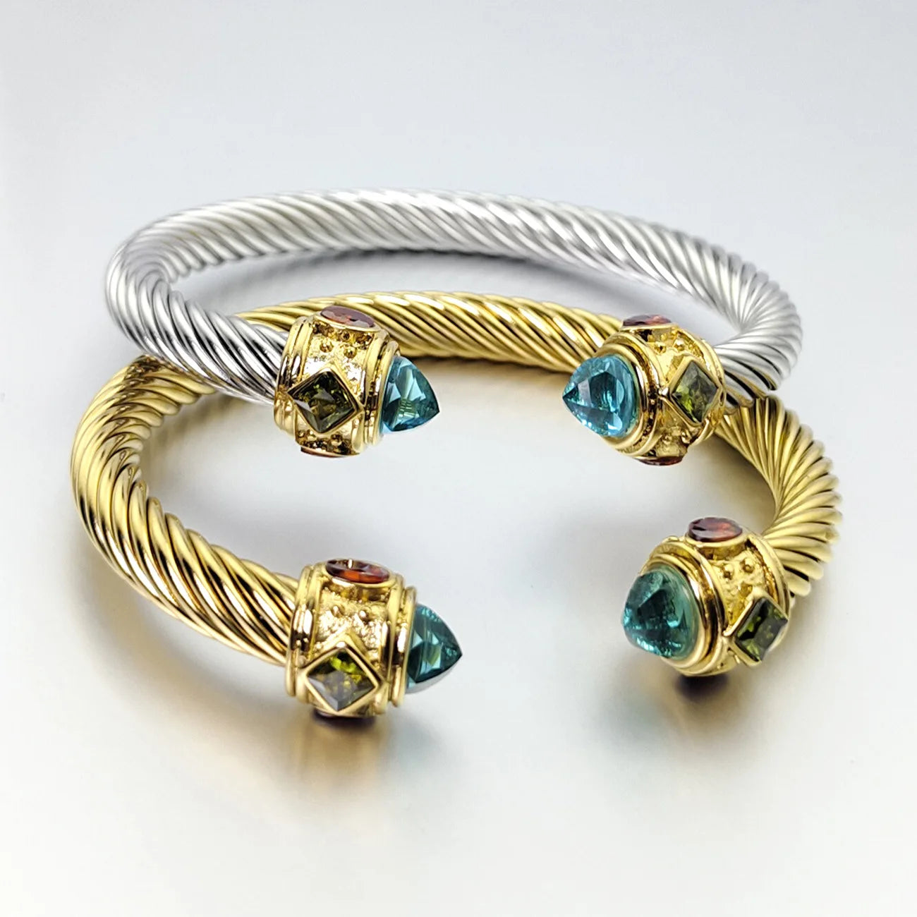 Titanium Steel Twisted Wire Bracelet