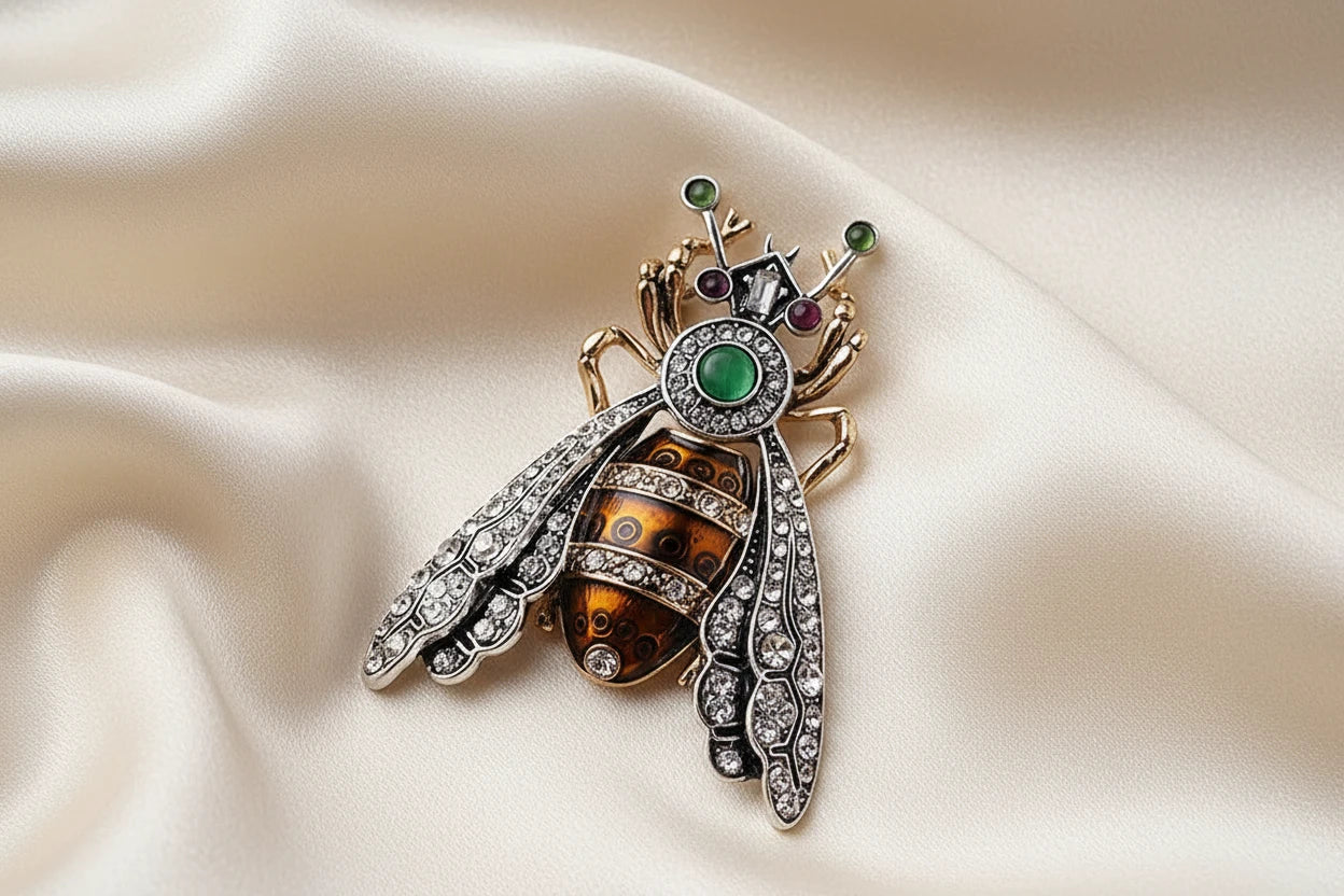 Baroque Queen Bee Brooch