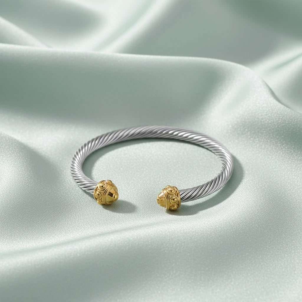Stainless Steel Cable Wire Adjustable Bracelet