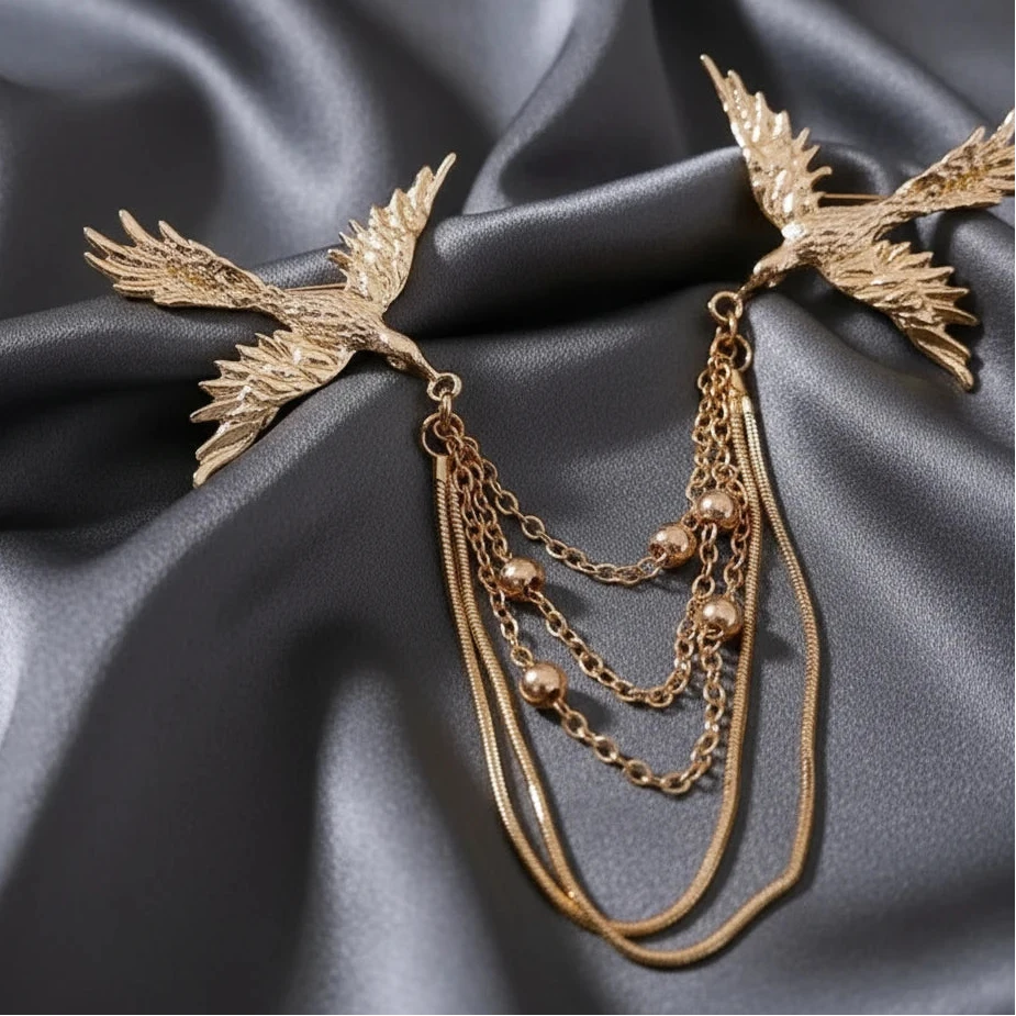 Fire Phoenix Brooch Pin