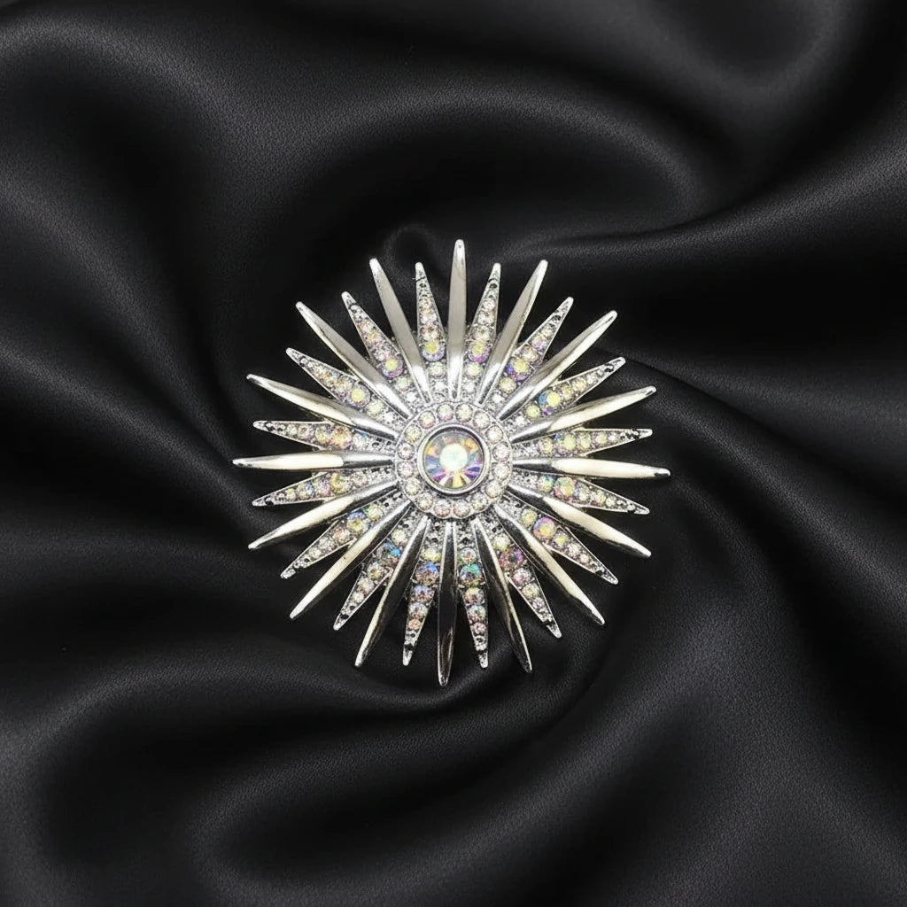 Glistening Sun Brooch