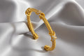 Figure-8 Cross Cuff Bracelet