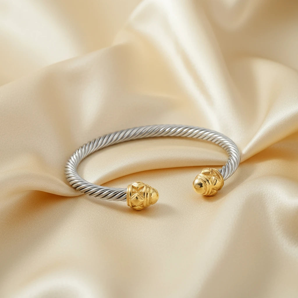 Stainless Steel Cable Wire Adjustable Bracelet