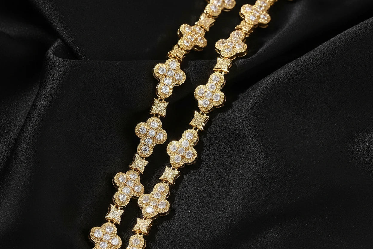 Cross Link Chain Necklace