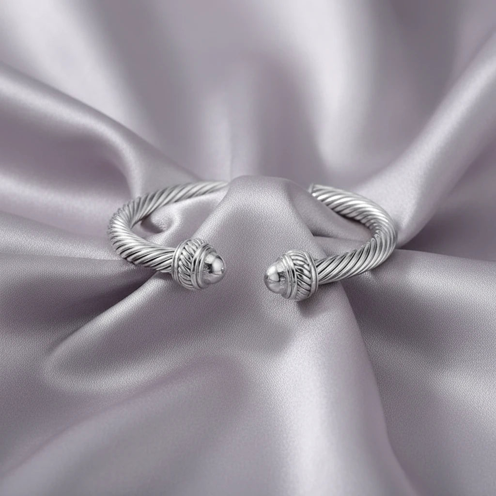 Stainless Steel Cable Wire Adjustable Bracelet