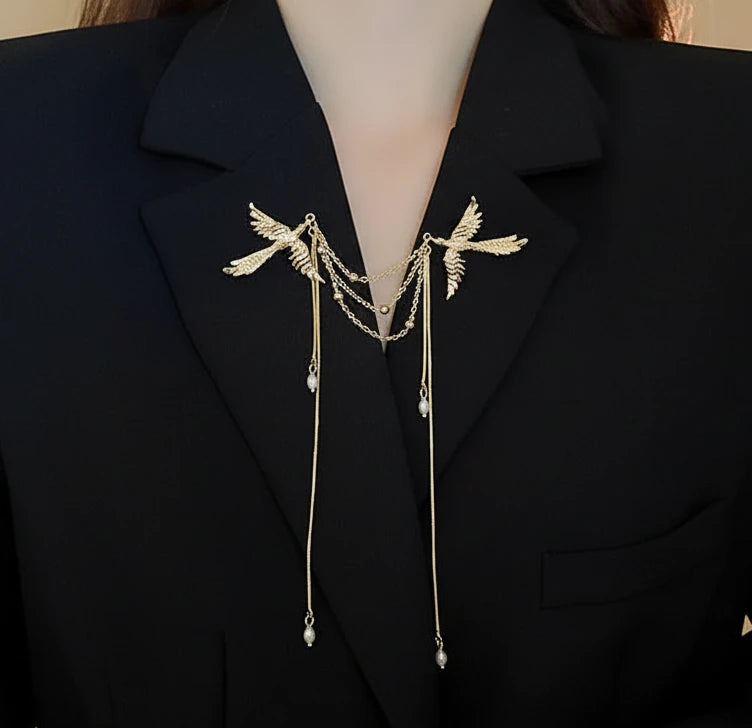 Fire Phoenix Brooch Pin