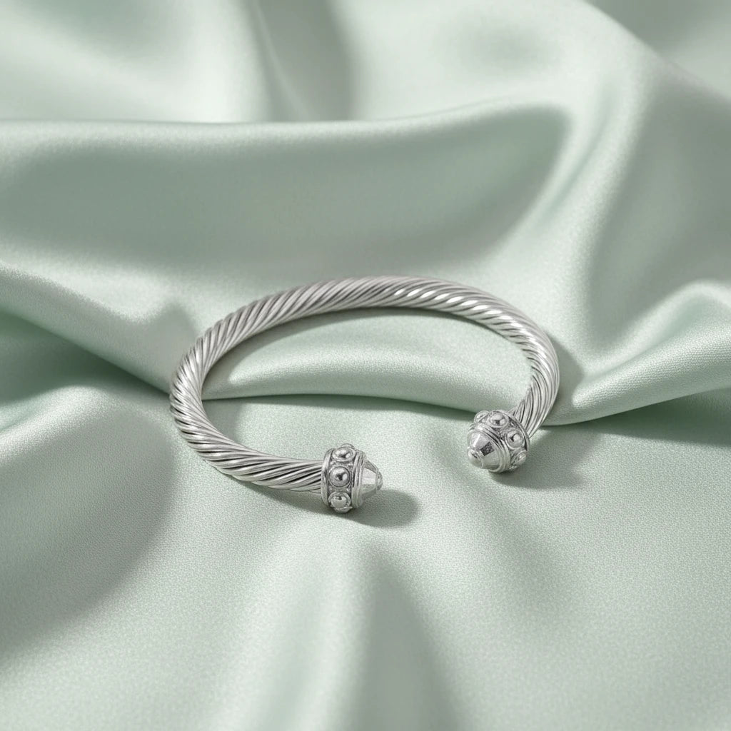 Stainless Steel Cable Wire Adjustable Bracelet