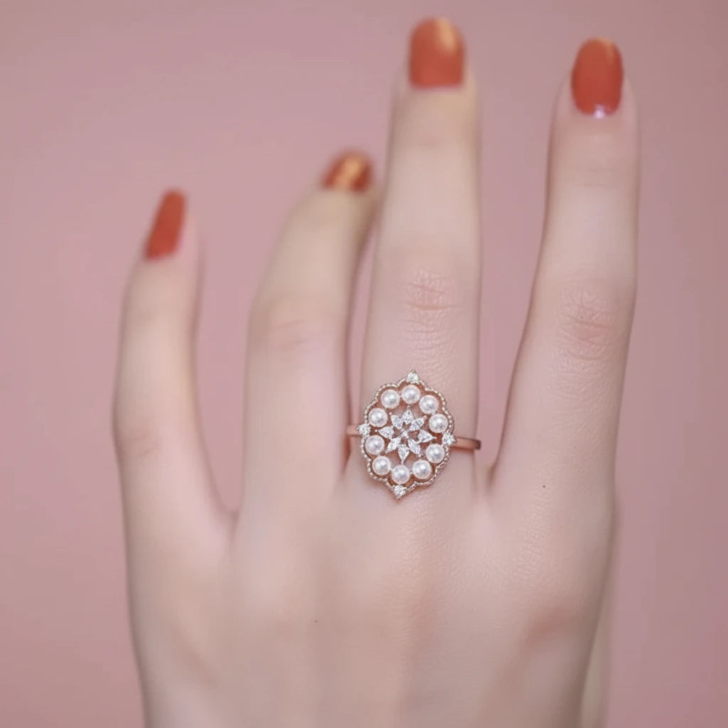 Baroque Pearl Ring