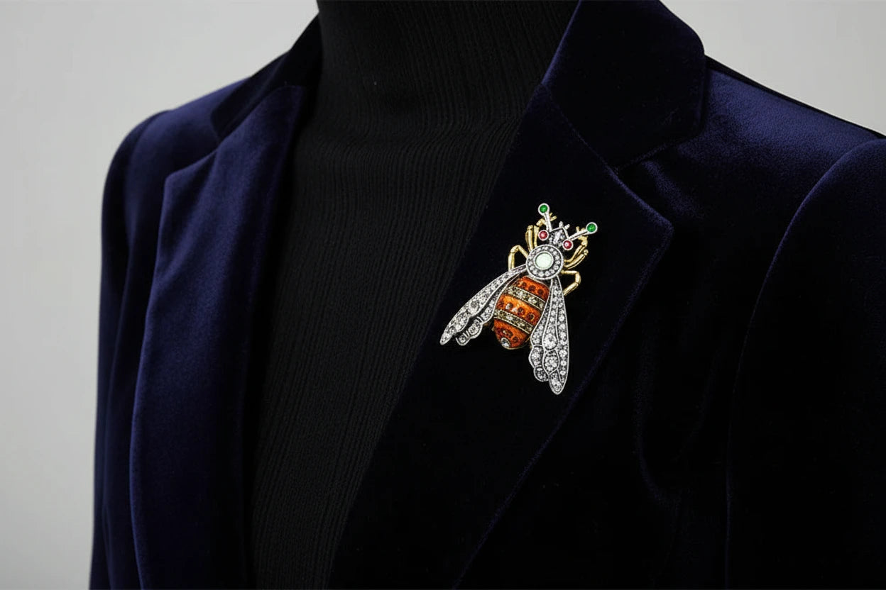 Baroque Queen Bee Brooch