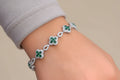 Flower Link Chain Bracelet