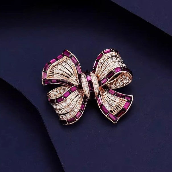 Bow Alloy Brooch