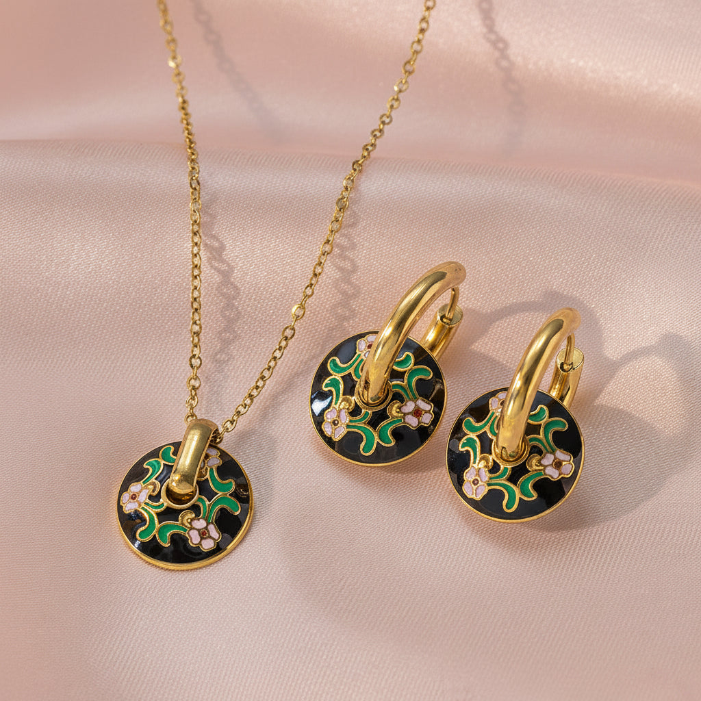 Byzantine Cloisonné Jewelry Set