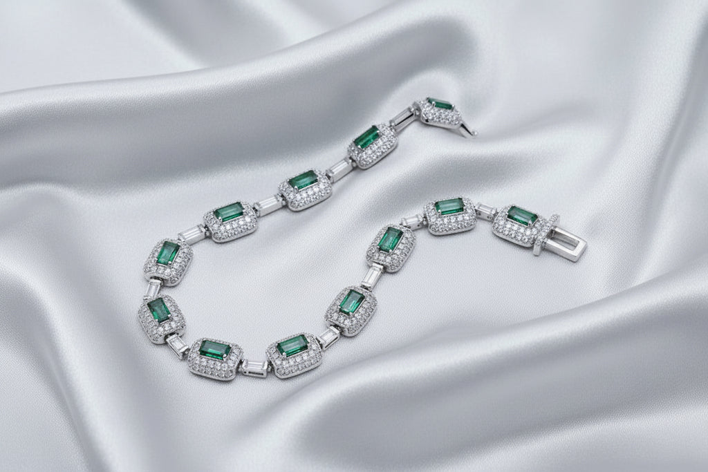 Men's European Gemstone Bracelet