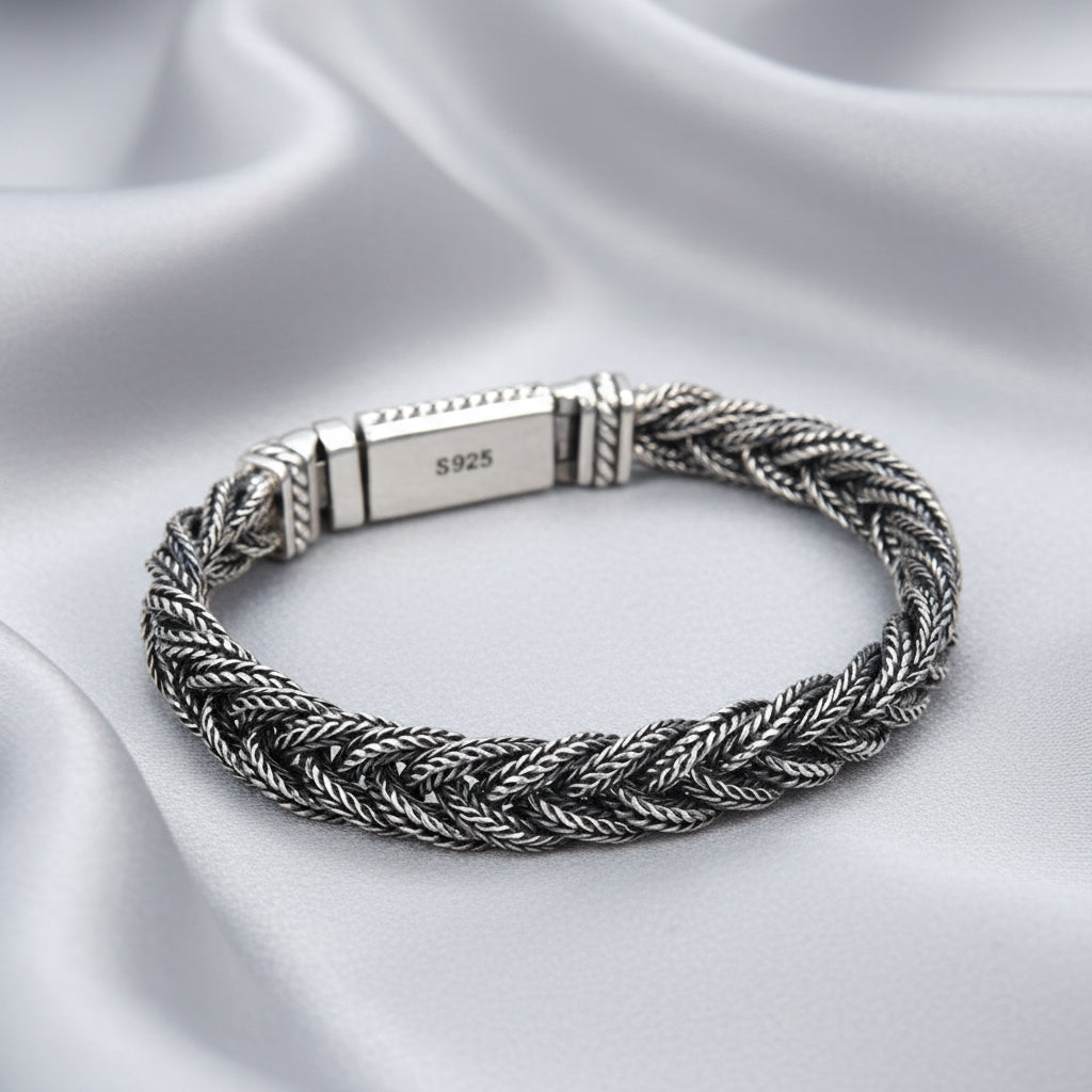 Woven Fox Tail Bracelet