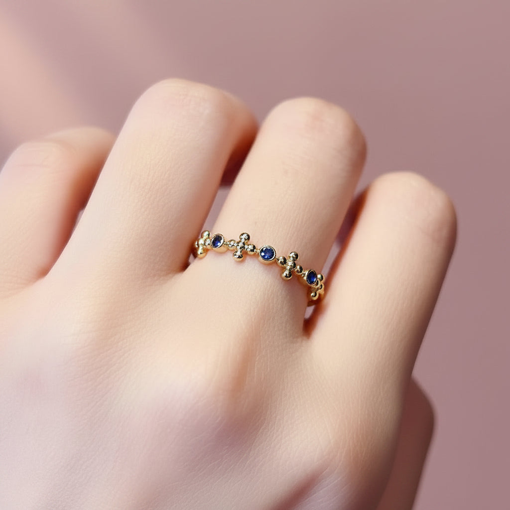 Sterling Silver Cross Ring