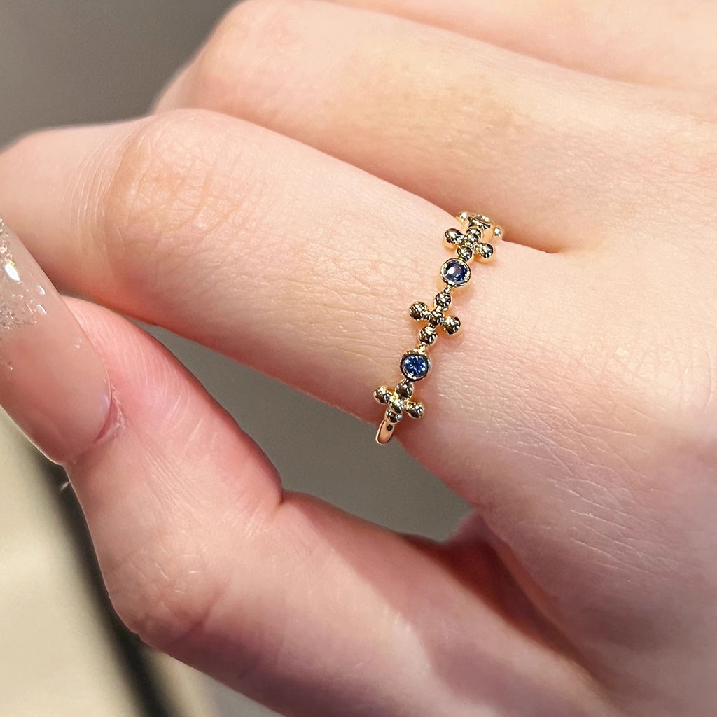 Sterling Silver Cross Ring