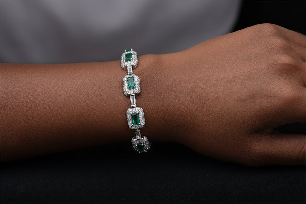 Men's European Gemstone Bracelet