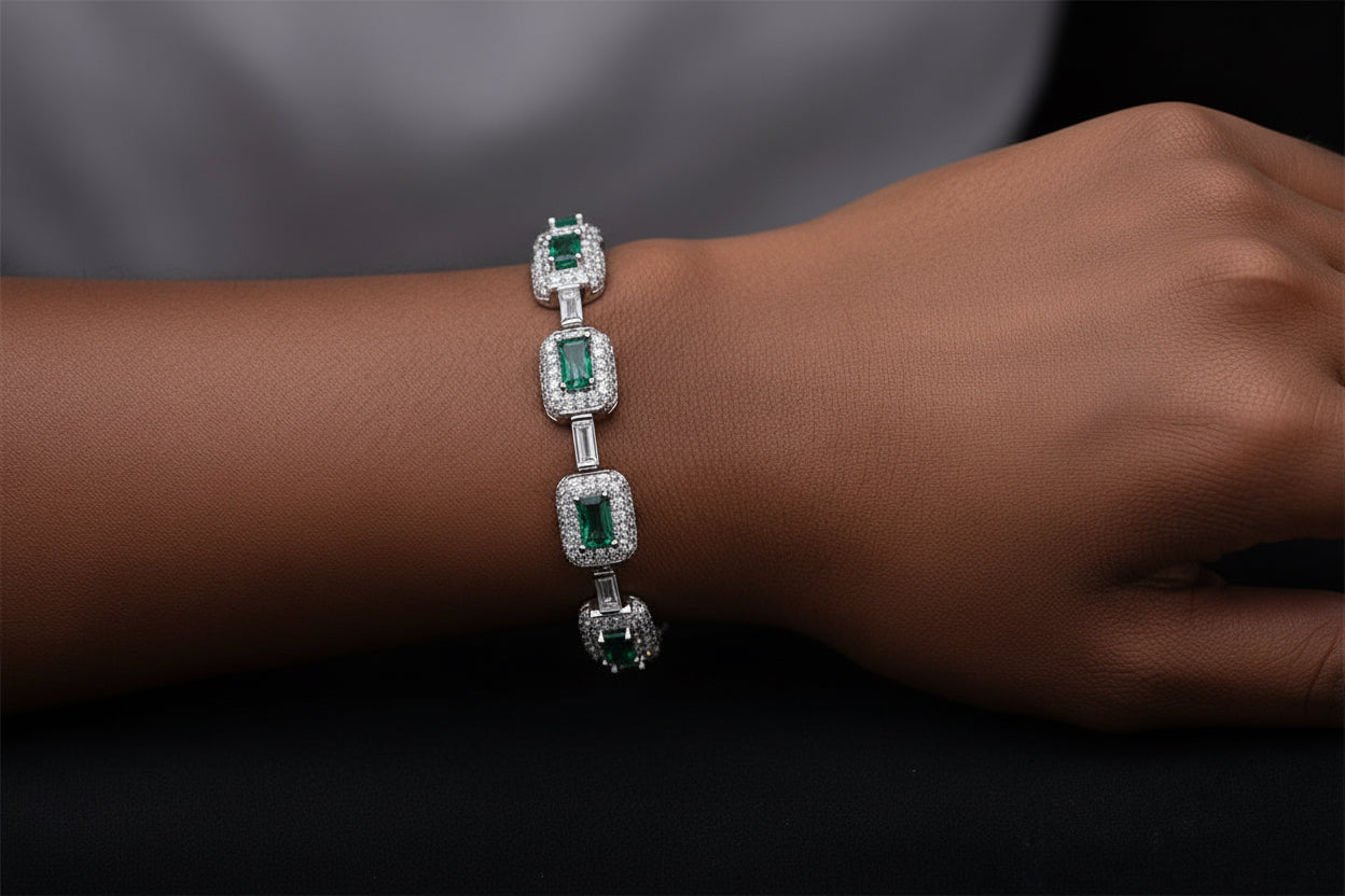Men's European Gemstone Bracelet
