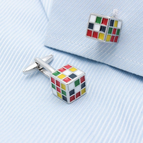 Rubik's Cube Cufflinks