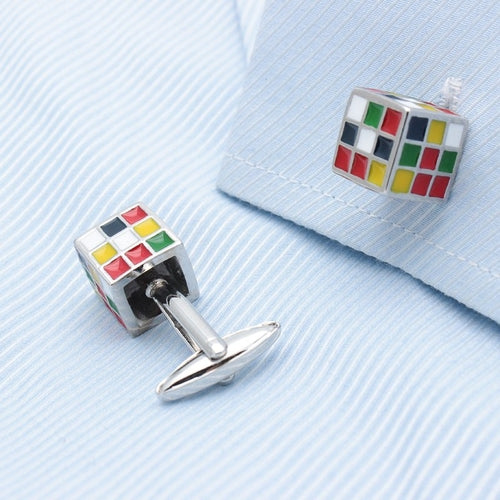 Rubik's Cube Cufflinks