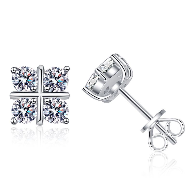 Moissanite Stud Earrings