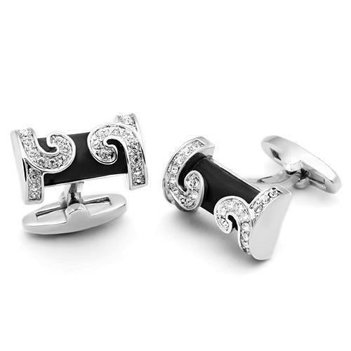 Diamond Swirl Cufflinks