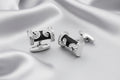Diamond Swirl Cufflinks