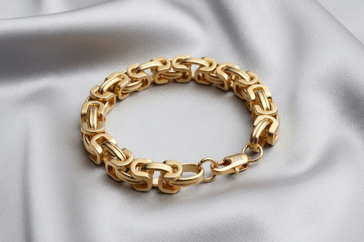 Figaro Chain Choker Necklace & Bracelet Set