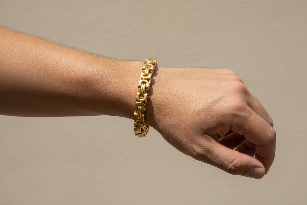 Figaro Chain Choker Necklace & Bracelet Set