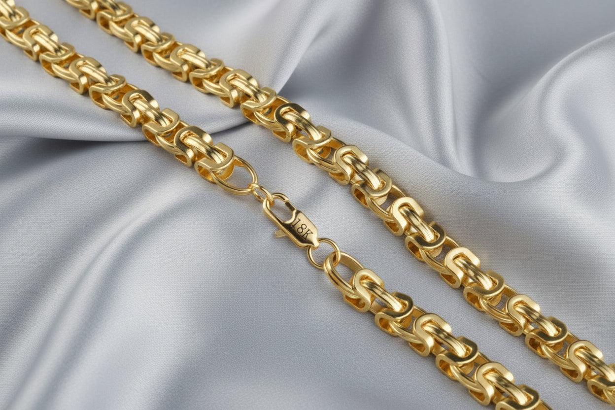 Figaro Chain Choker Necklace & Bracelet Set