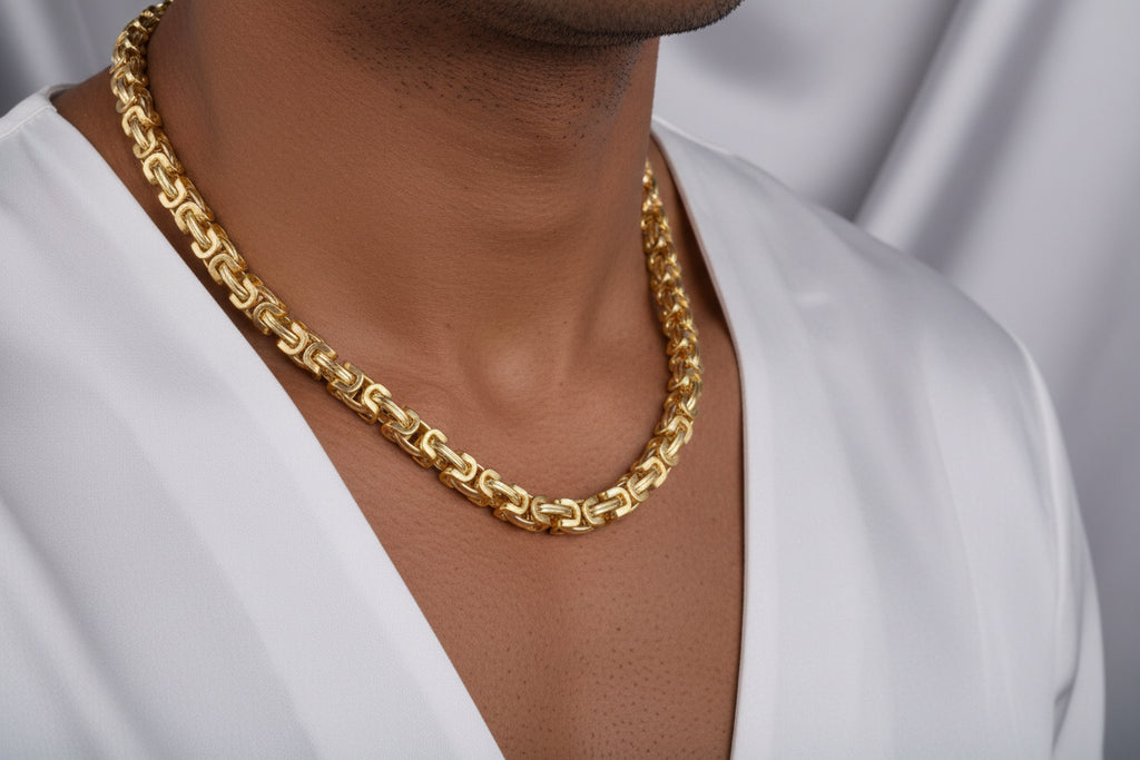 Figaro Chain Choker Necklace & Bracelet Set